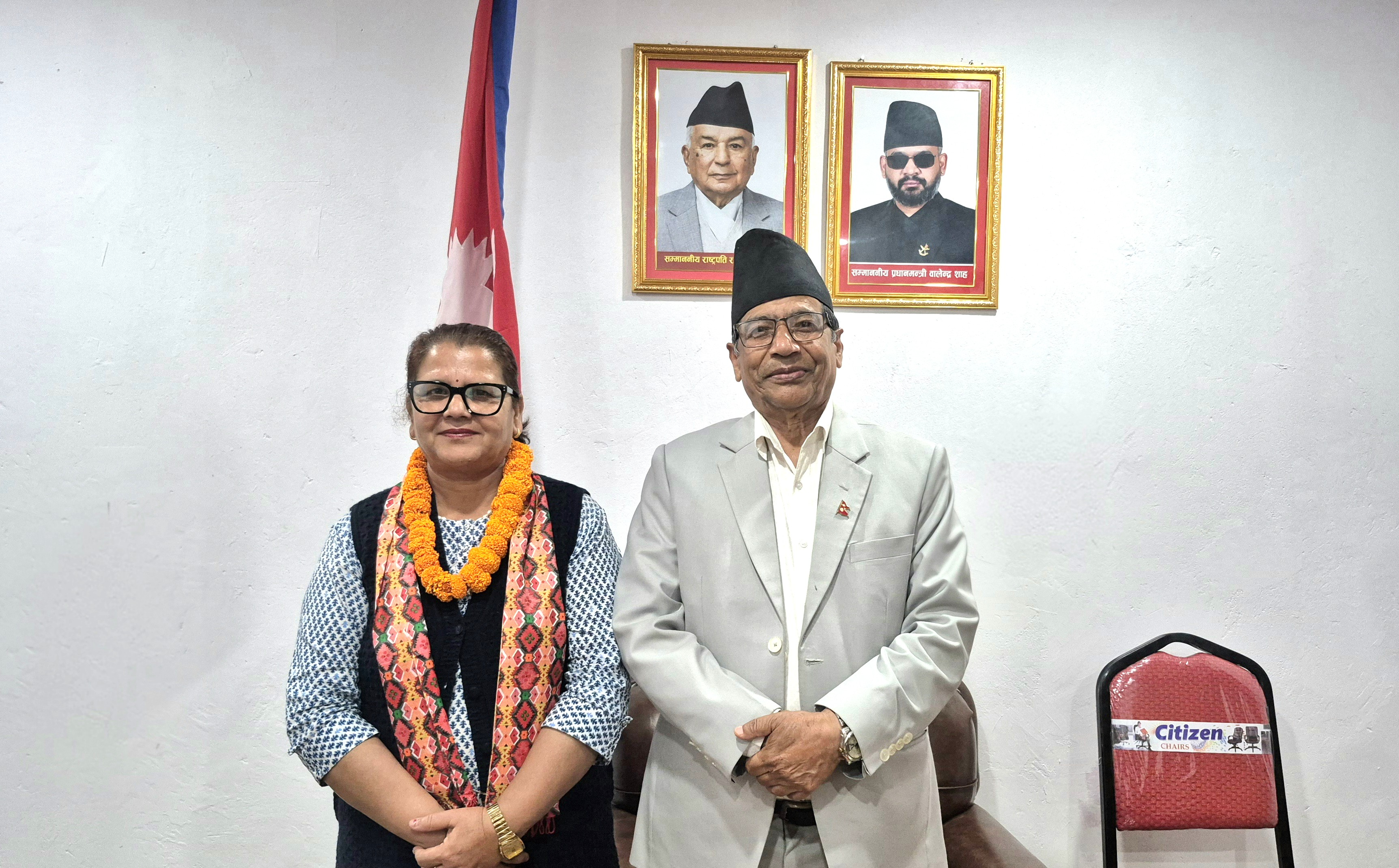     राष्ट्रियसभा उपाध्यक्ष भण्डारी र गण्डकी प्रदेश प्रमुखबीच भेटवार्ता   