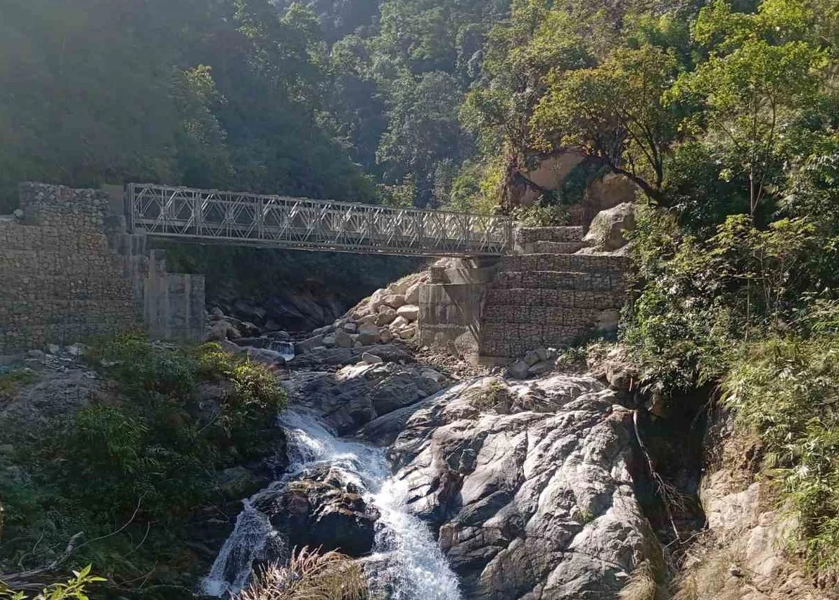     बेथानचोकमा बेलीब्रिज निर्माणले आवागमनमा सहजता   