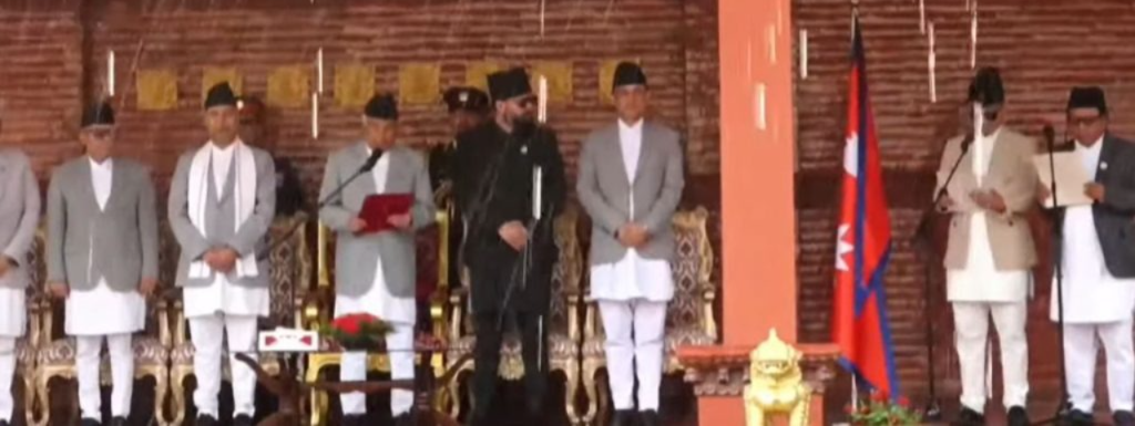 सुधन र महावीरले लिए शपथ